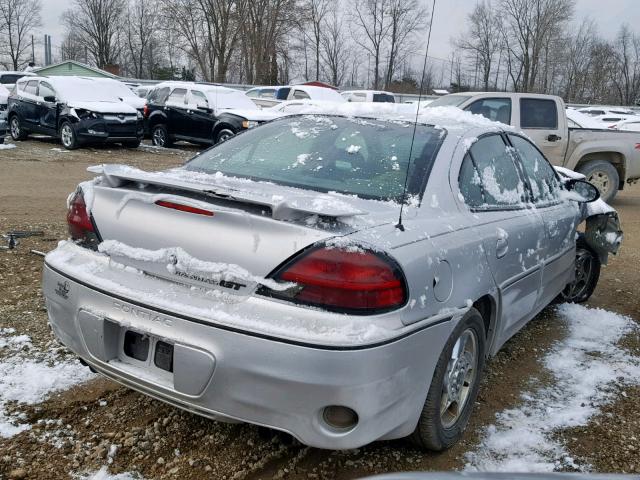 1G2NV52E44C166656 - 2004 PONTIAC GRAND AM G GRAY photo 4