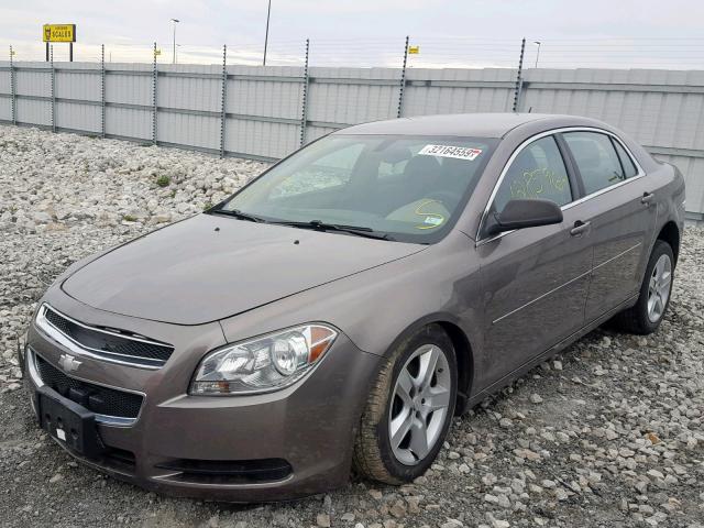 1G1ZB5E1XBF271916 - 2011 CHEVROLET MALIBU LS GOLD photo 2