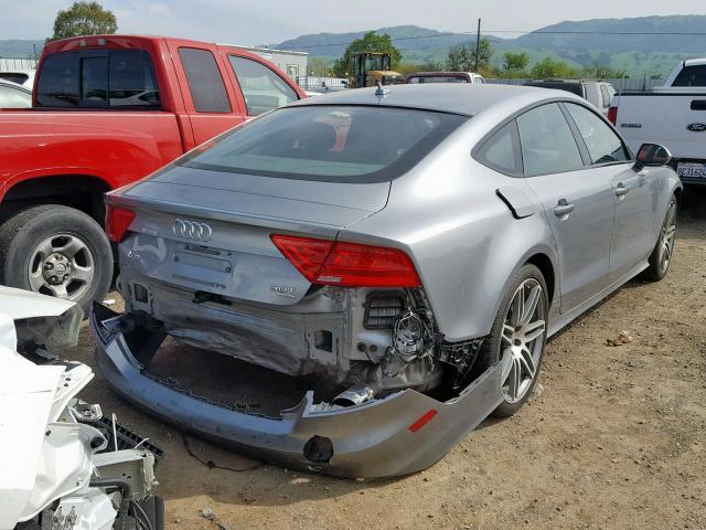 WAU2GAFCXEN126983 - 2014 AUDI A7 PRESTIG GRAY photo 4