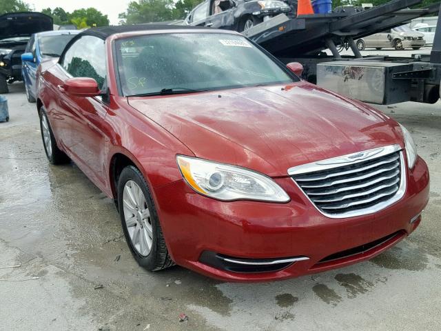 1C3BCBEBXDN526834 - 2013 CHRYSLER 200 TOURIN RED photo 1