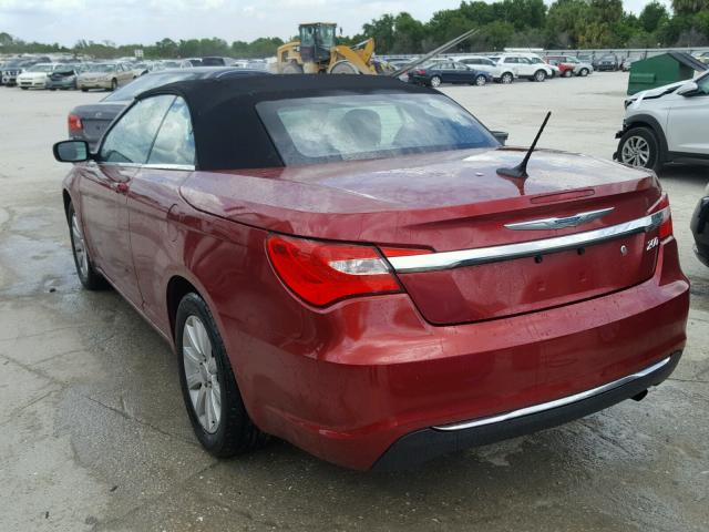 1C3BCBEBXDN526834 - 2013 CHRYSLER 200 TOURIN RED photo 3