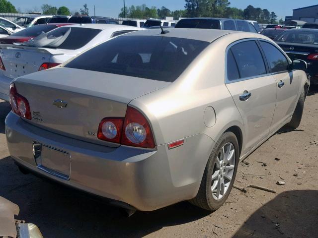 1G1ZK57709F161609 - 2009 CHEVROLET MALIBU LTZ 金色 照片 4