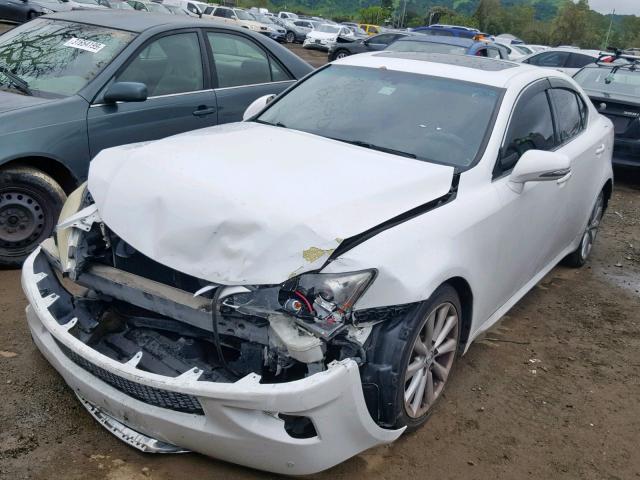 JTHCK262892031508 - 2009 LEXUS IS 250 WHITE photo 2