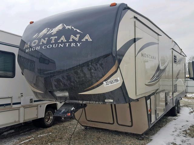 4YDF35225HA742037 - 2017 KEYSTONE MONTANA TAN photo 2