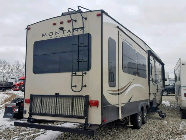 4YDF35225HA742037 - 2017 KEYSTONE MONTANA TAN photo 4
