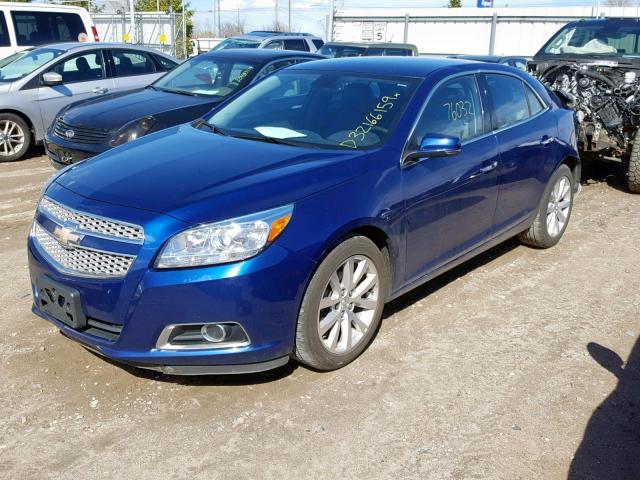 1G11H5SA1DU134717 - 2013 CHEVROLET MALIBU LTZ BLUE photo 2