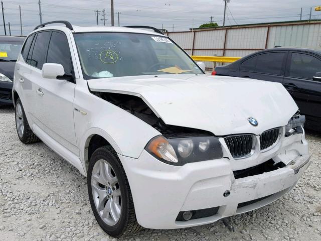 WBXPA93466WG88693 - 2006 BMW X3 3.0I WHITE photo 1