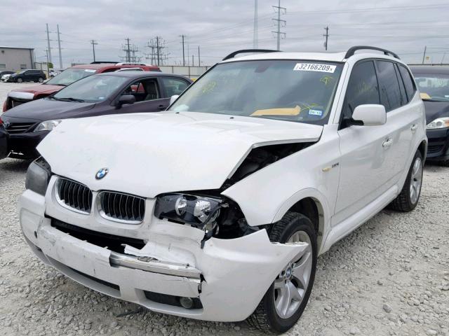 WBXPA93466WG88693 - 2006 BMW X3 3.0I WHITE photo 2