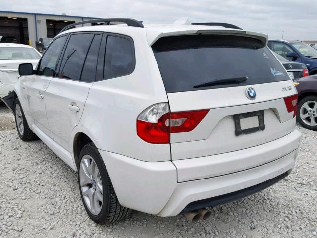 WBXPA93466WG88693 - 2006 BMW X3 3.0I WHITE photo 3