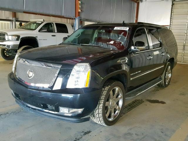 1GYUCGEF8AR182195 - 2010 CADILLAC ESCALADE E BLACK photo 2