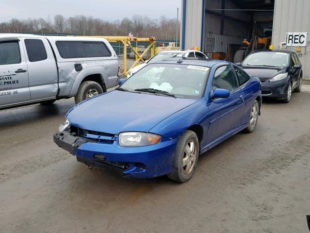 1G1JH12F147158230 - 2004 CHEVROLET CAVALIER L BLUE photo 2