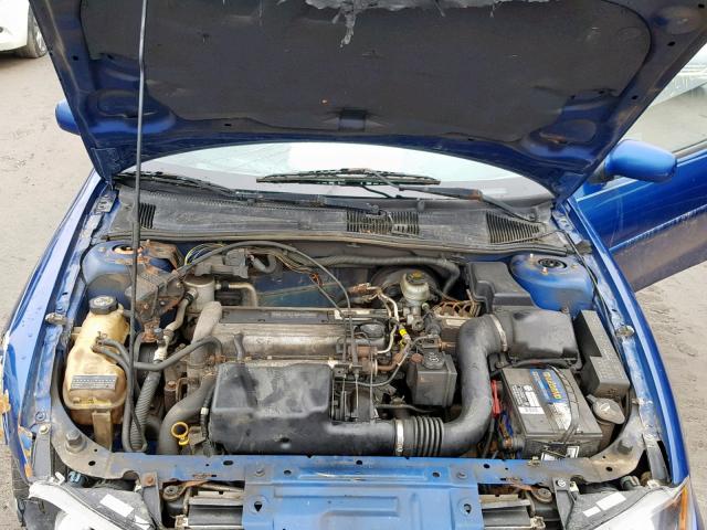 1G1JH12F147158230 - 2004 CHEVROLET CAVALIER L BLUE photo 7