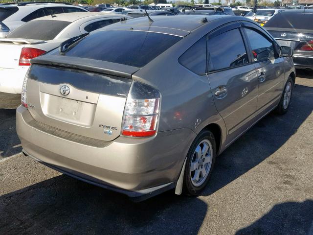 JTDKB20U453034241 - 2005 TOYOTA PRIUS BEIGE photo 4