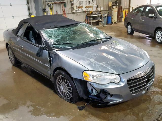 1C3EL55R46N189298 - 2006 CHRYSLER SEBRING TO GRAY photo 1