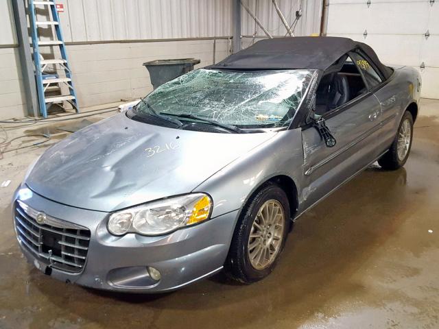 1C3EL55R46N189298 - 2006 CHRYSLER SEBRING TO GRAY photo 2