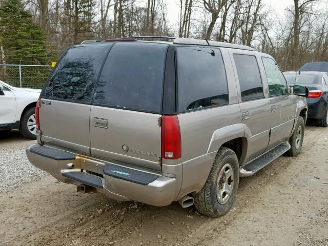 1GYEK13R0YR158971 - 2000 CADILLAC ESCALADE BEIGE photo 4