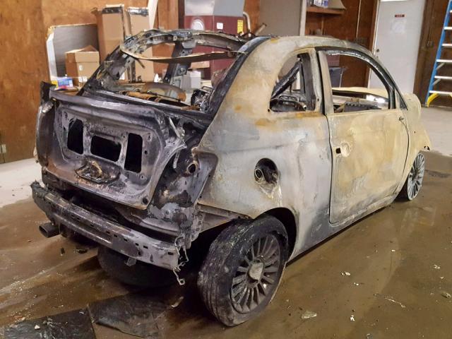 3C3CFFERXCT254557 - 2012 FIAT 500 LOUNGE BURN photo 4