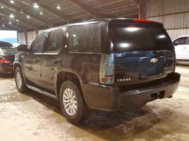 1GNFC13559R103946 - 2009 CHEVROLET TAHOE HYBR BLACK photo 3