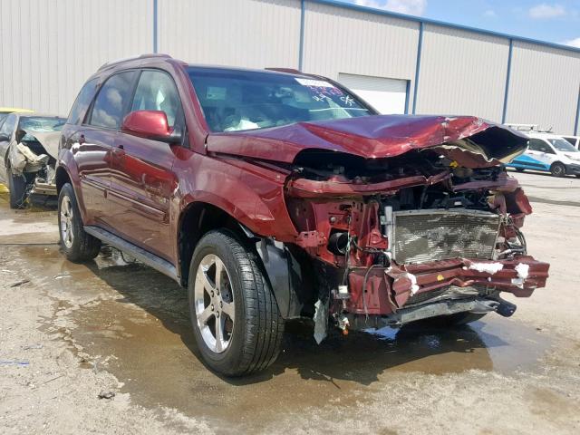 2CNDL63F486056582 - 2008 CHEVROLET EQUINOX LT MAROON photo 1