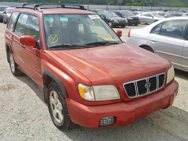 JF1SF65601H728353 - 2001 SUBARU FORESTER S RED photo 1