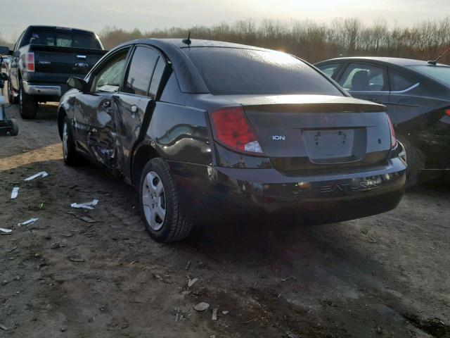 1G8AJ55FX6Z203990 - 2006 SATURN ION LEVEL BLACK photo 3