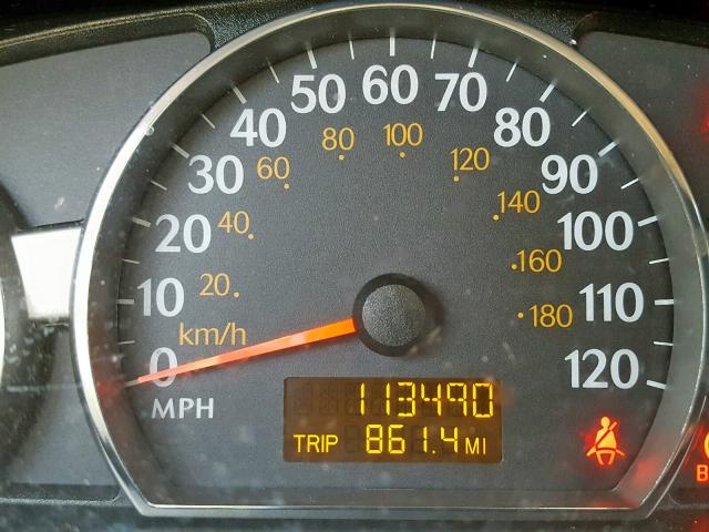 1G8AJ55FX6Z203990 - 2006 SATURN ION LEVEL BLACK photo 8