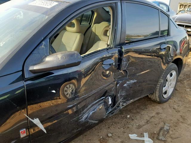 1G8AJ55FX6Z203990 - 2006 SATURN ION LEVEL BLACK photo 9
