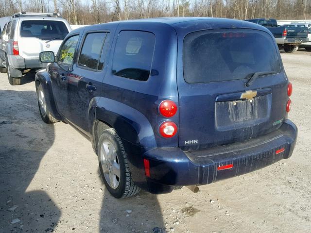 3GNBABFW7BS558136 - 2011 CHEVROLET HHR LT BLUE photo 3