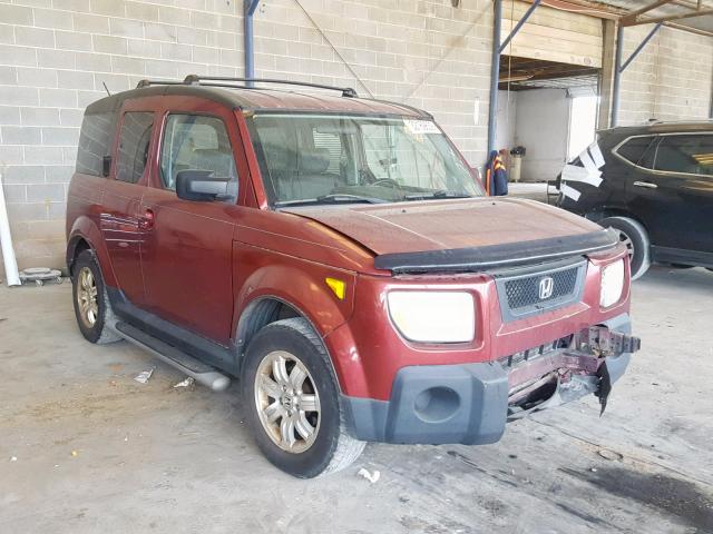 5J6YH28706L002731 - 2006 HONDA ELEMENT EX BURGUNDY photo 1