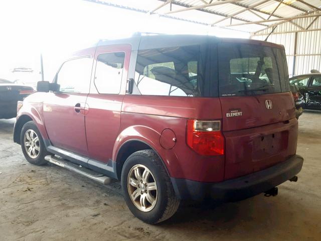 5J6YH28706L002731 - 2006 HONDA ELEMENT EX BURGUNDY photo 3