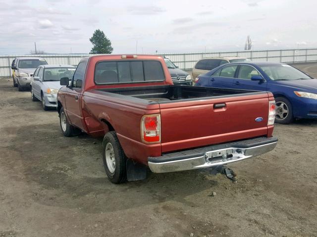 1FTCR10A8TUC30044 - 1996 FORD RANGER RED photo 3