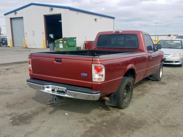 1FTCR10A8TUC30044 - 1996 FORD RANGER RED photo 4