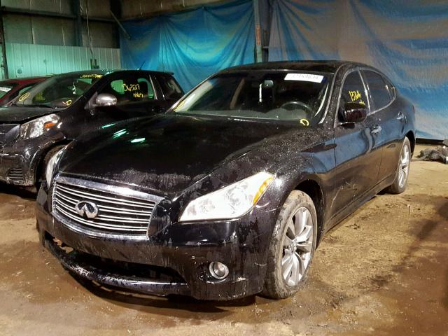 JN1BY1AR9CM391301 - 2012 INFINITI M37 X BLACK photo 2