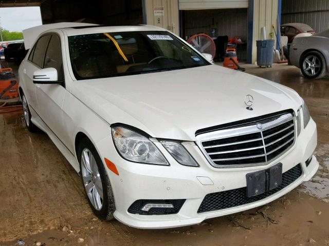 WDDHF5GB8BA446728 - 2011 MERCEDES-BENZ E 350 WHITE photo 1