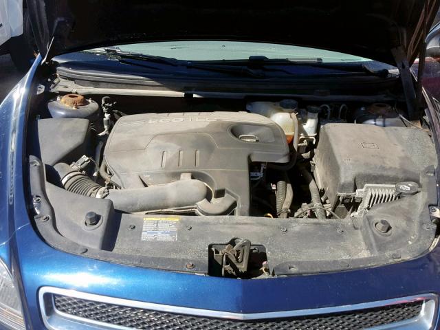 1G1ZG57B19F131058 - 2009 CHEVROLET MALIBU LS BLUE photo 7