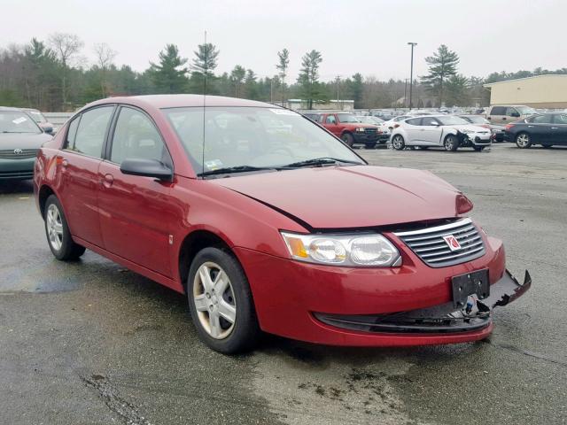 1G8AJ55F77Z149694 - 2007 SATURN ION LEVEL RED photo 1