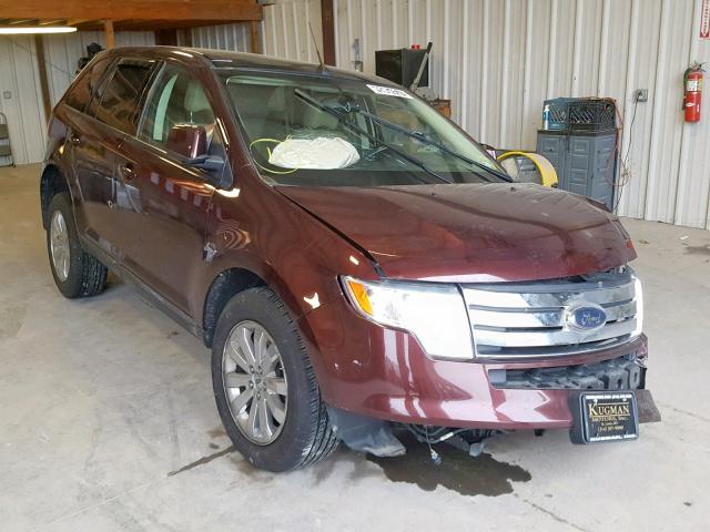 2FMDK3JC8ABA62103 - 2010 FORD EDGE SEL BROWN photo 1