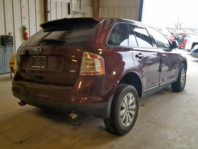 2FMDK3JC8ABA62103 - 2010 FORD EDGE SEL BROWN photo 4