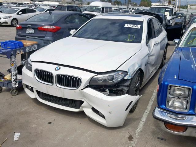 WBA5B1C51GG129263 - 2016 BMW 535 I WHITE photo 2