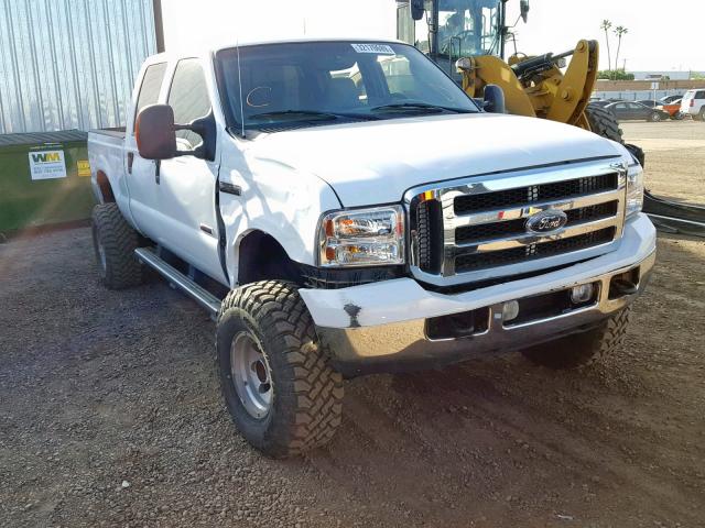 1FTWW31P55EB42537 - 2005 FORD F350 SRW S WHITE photo 1