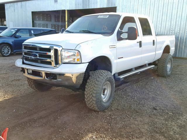 1FTWW31P55EB42537 - 2005 FORD F350 SRW S WHITE photo 2