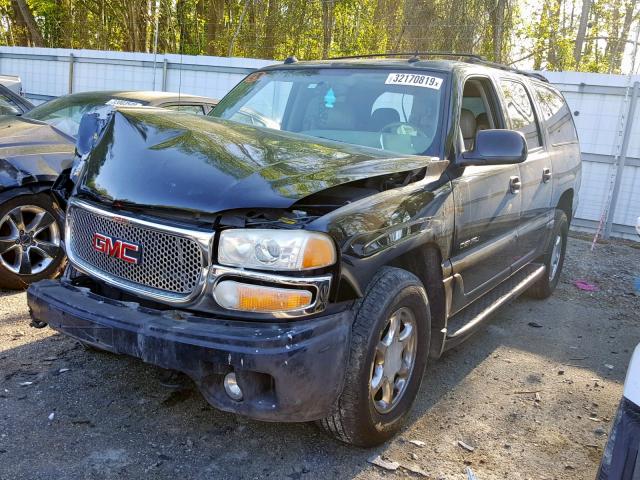 1GKFK66UX4J302983 - 2004 GMC YUKON XL D BLACK photo 2