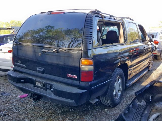 1GKFK66UX4J302983 - 2004 GMC YUKON XL D BLACK photo 4