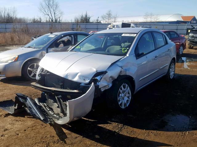 3N1AB6AP5CL735399 - 2012 NISSAN SENTRA 2.0 SILVER photo 2