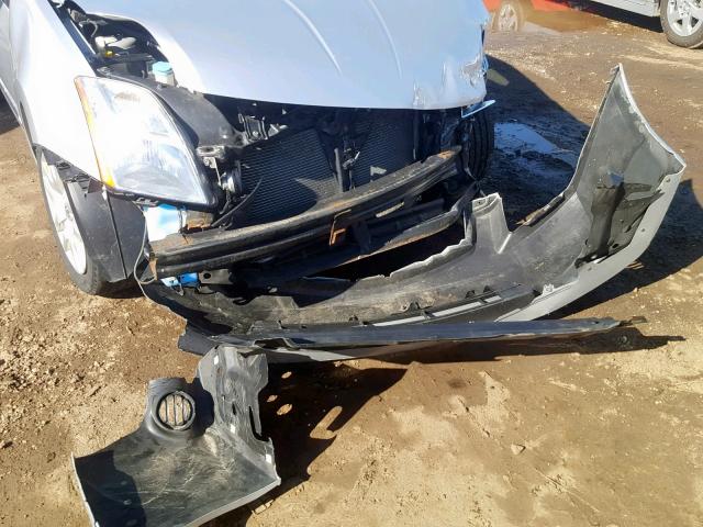 3N1AB6AP5CL735399 - 2012 NISSAN SENTRA 2.0 SILVER photo 9