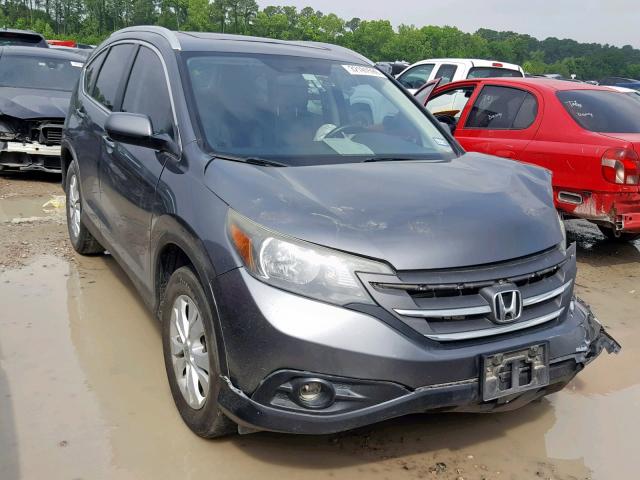 2HKRM4H7XDH643646 - 2013 HONDA CR-V EXL CHARCOAL photo 1