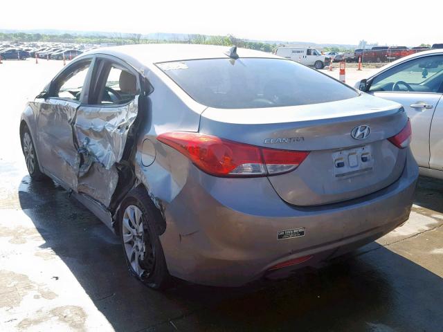 5NPDH4AE1CH091802 - 2012 HYUNDAI ELANTRA TAN photo 3