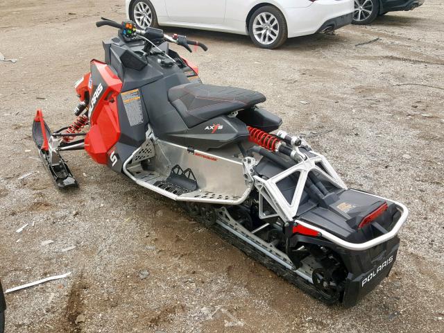 SN1DS8PS2FC542562 - 2015 POLARIS SNOWMOBILE RED photo 3