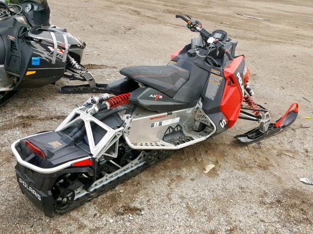 SN1DS8PS2FC542562 - 2015 POLARIS SNOWMOBILE RED photo 4