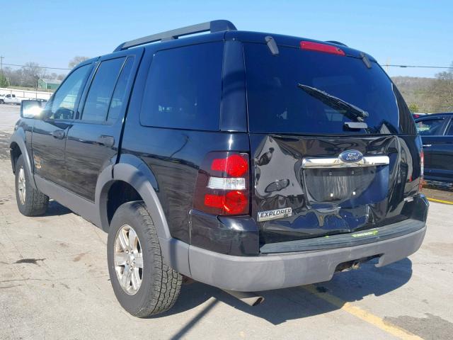 1FMEU63E06ZA19748 - 2006 FORD EXPLORER X BLACK photo 3